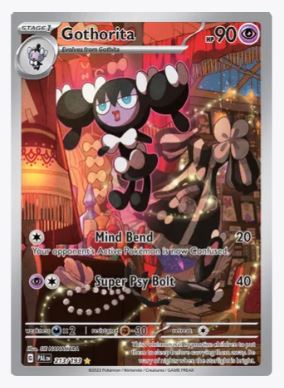 Gothorita (Illustration Rare) SV02: Paldea Evolved # 213/193 - Sweets and Geeks