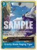 Gravity Blade Raging Tiger (Alternate Art) - Premium Booster -The Best- Vol. 2 - OP06-058
