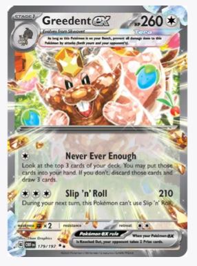Greedent ex SV03: Obsidian Flames # 179/197 - Sweets and Geeks