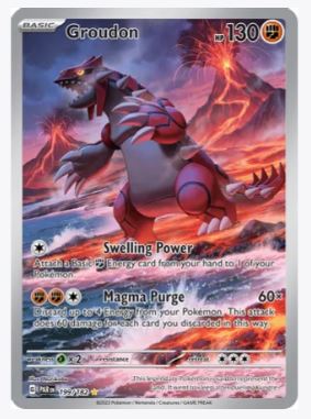 Groudon (Illustration Rare) SV04: Paradox Rift #199/182 – Sweets and Geeks