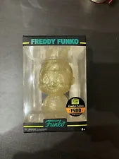 Funko! Hikari XS - Freddy Funko - Mini Freddy (Gold Glitter) (Limited Edition Funko Shop) - Sweets and Geeks