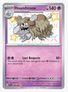 Houndstone (Shiny Rare) - SV: Paldean Fates # 168/091