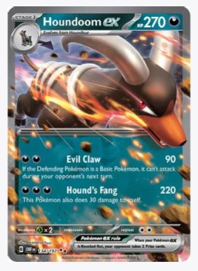 Houndoom ex SV03: Obsidian Flames # 134/197 – Sweets and Geeks