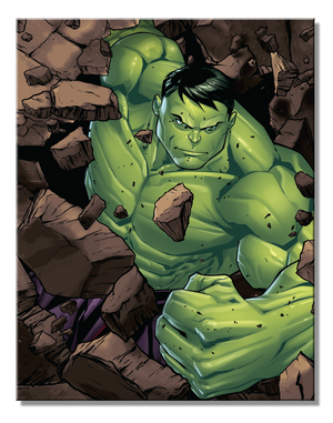 Hulk Rendered Metal Sign - Sweets and Geeks