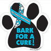 Paw Magnets - Bark For A Cure (Pet Cancer)