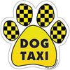 Paw Magnets - Fun Colored Paws: (Dog Taxi)