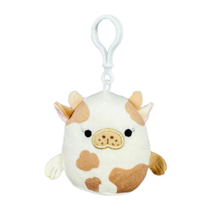 Squishmallow 3.5 Inch Mopey the Sea Cow with Brown Spots Plush Clip - Sweets and Geeks