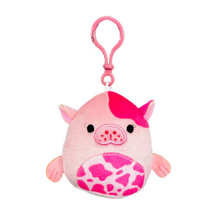 Squishmallow 3.5 Inch Kerry the Pink Sea Cow Plush Clip - Sweets and Geeks