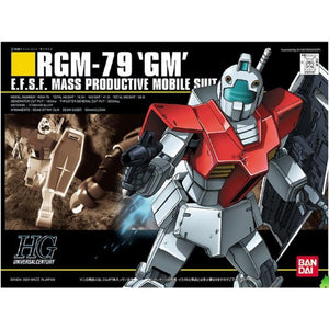 Mobile Suit Gundam HGUC RGM-79 GM 1/144 Scale Model Kit - Sweets and Geeks