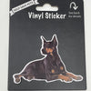 Doberman, Vinyl Sticker