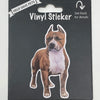 Pit Bull Brindle, Vinyl Sticker