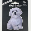 Maltese, Vinyl Sticker