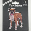 Boxer, Uncropped, Vinyl Sticker