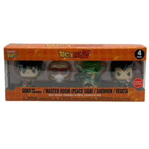 Copy of Funko POP! Pocket Keychain: Dragon Ball Z - 4-Pack Goku / Master Roshi / Shenron / Vegeta (Gamestop Exclusive) - Sweets and Geeks