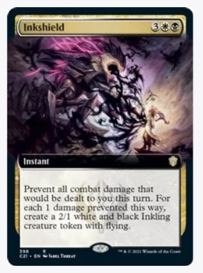 Inkshield (Extended Art) - Commander 2021	- #398 - Sweets and Geeks