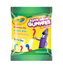 Crayola Fun Sour Neon Gummies 3.5oz Peg Bag