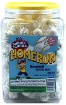 Dubble Bubble Homerun Baseball Gumballs 40oz - Sweets and Geeks