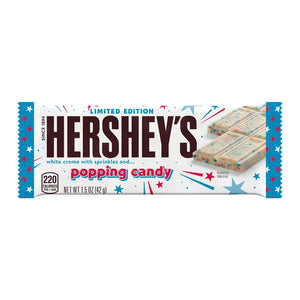 Hershey's White Chocolate Bar with Sprinkles and Popping Candy - Sweets and Geeks