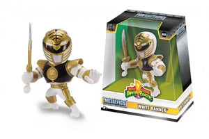 4" Metal DieCast White Ranger M406 Collectable Figure - Sweets and Geeks