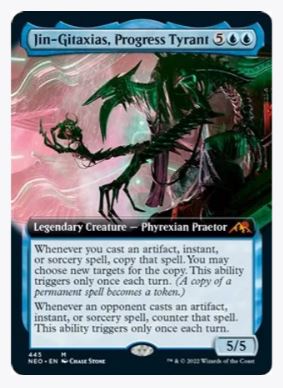 Jin-Gitaxias, Progress Tyrant (Extended Art) - Kamigawa: Neon Dynasty - #445 - Sweets and Geeks