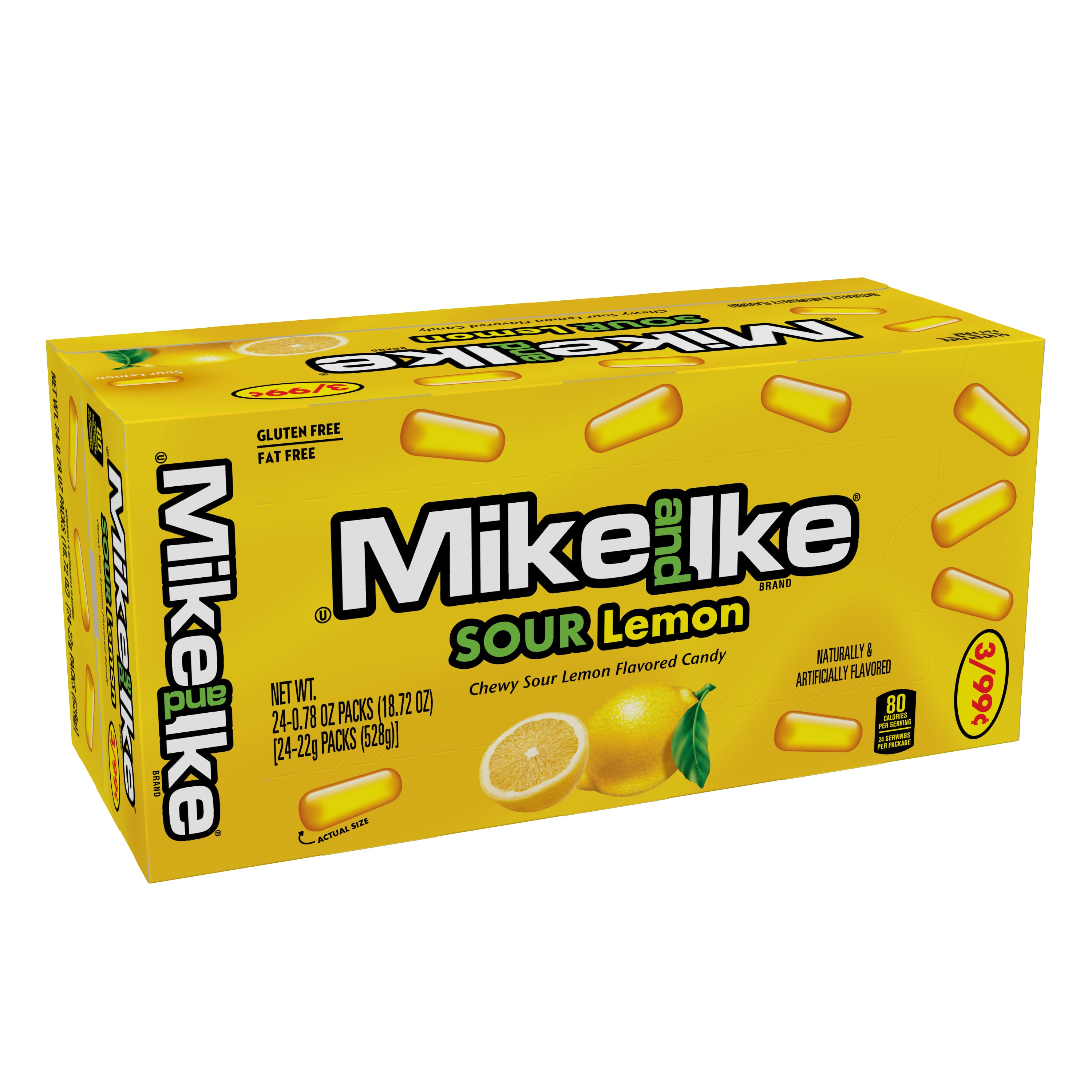 Mike & Ike Sour Lemon 0.8oz Changemaker – Sweets and Geeks