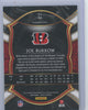 Back of Joe Burrow 2020 Panini Select Concourse 46 rookie card, Cincinnati Bengals
