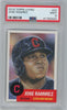 Jose Ramirez 2018 Topps Living Set #20 PSA 9 Mint front, certification 41750423