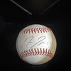 Jose Ramirez blue-ink autograph on official MLB baseball