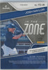 Back of Josh Naylor 2021 Panini Spectra In the Zone Neon Marble autograph ITZ-JN showing serial number 5/5