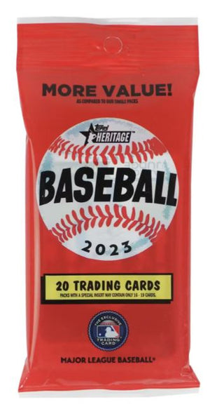2023 Topps Heritage Baseball Jumbo Value Pack - Sweets and Geeks