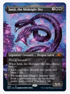 Junji, the Midnight Sky (Borderless) - Kamigawa: Neon Dynasty