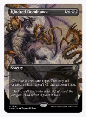 Kindred Dominance (Borderless) - Commander Masters - #0640 - Sweets and Geeks