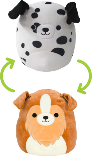 Squishmallow Flip a Mallow - Andres & Dustin 12" Plush - Sweets and Geeks