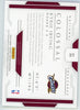 Kyrie Irving 2016-17 Panini National Treasures Colossal #20 Game-Worn Patch /30 - Cleveland Cavaliers back