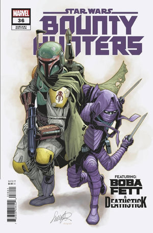 Star Wars: Bounty Hunters #36 (Larroca Boba Fett & Death Stick Variant) - Sweets and Geeks