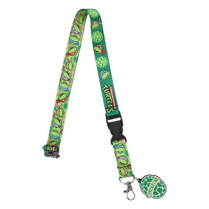 Teenage Mutant Ninja Turtles - Peace Love and Pizza Art With AOP Pattern Sublimated Straps Lanyard - Sweets and Geeks