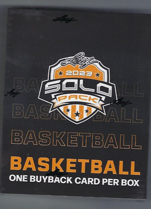 2023 Leaf Basketball Solo Pack Hobby Box - Sweets and Geeks