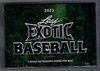 2023 Leaf Exotic Baseball Hobby Box - Sweets and Geeks