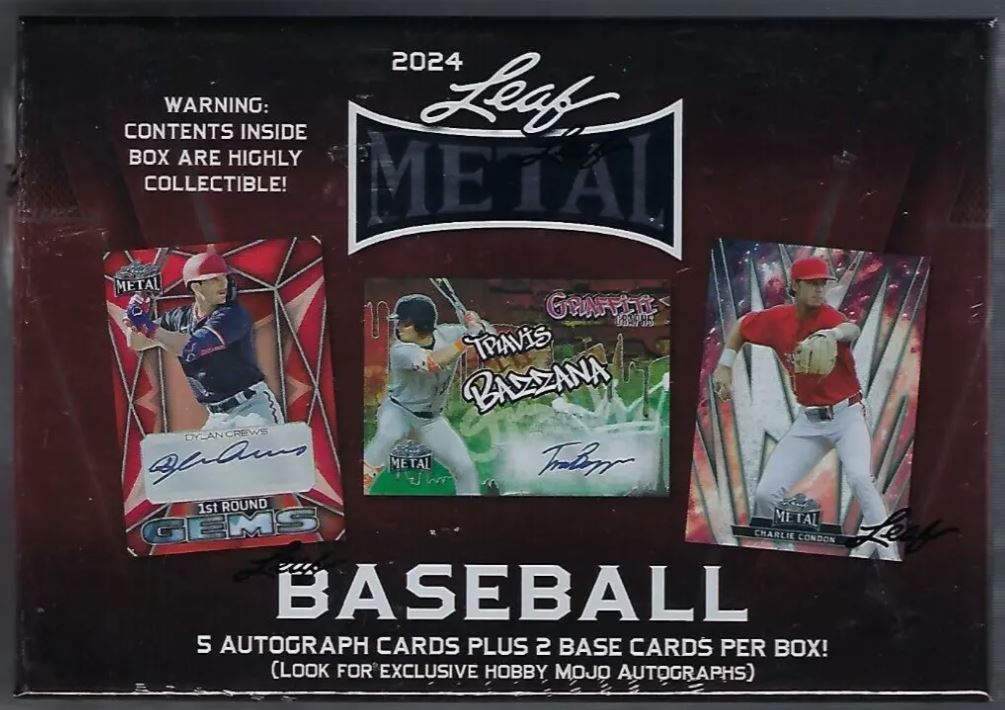 2024 Leaf Metal Baseball Hobby Box Sweets and Geeks