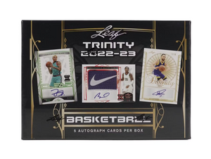 2022/23 Leaf Trinity Basketball Hobby Box - Sweets and Geeks