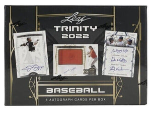2022 Leaf Trinity Baseball Hobby Box - Sweets and Geeks