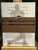 LeBron James 2004-05 Fleer Flair number 35 Cleveland Cavaliers basketball card back