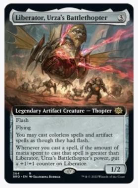 Liberator, Urza's Battlethopter (Extended Art) - The Brothers' War - #364 - Sweets and Geeks
