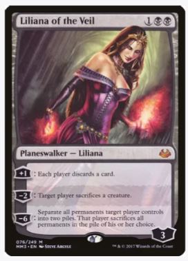 Liliana of the Veil - Modern Masters 2017 - #076/249 - Sweets and Geeks