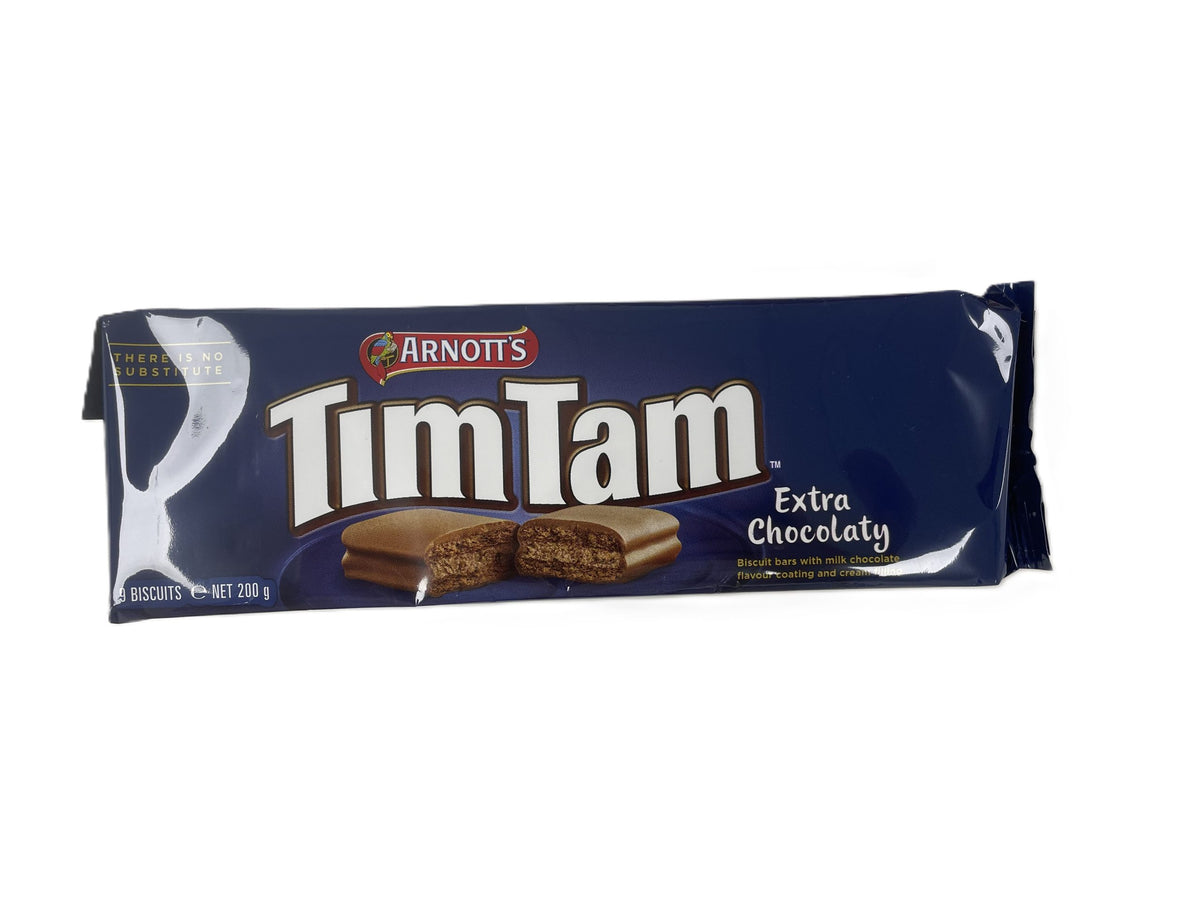 Tim Tam Extra Chocolaty Milk Chocolate Biscuit Bars - 200g – Sweets and ...