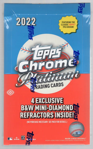 2022 Topps Chrome Platinum Anniversary Baseball Lite Hobby Box - Sweets and Geeks