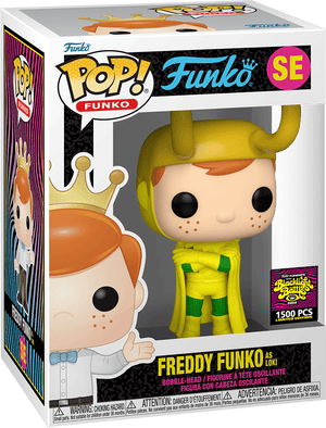 Funko Pop! Funko: Funko - Freddy Funko as Loki (1500 PCS) (2022 Blacklight Battle) #SE - Sweets and Geeks