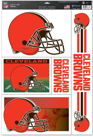 Cleveland Browns Multi-Use Decals 11"x17" - Sweets and Geeks