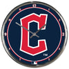 Cleveland Guardians Chrome Wall Clock