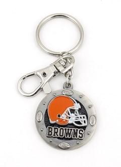 Cleveland Browns Team Logo Impact Keychain W/ Lobster Clasp - Sweets and Geeks